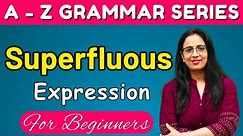 Superfluous Expression || SSC CGL 2023 || Basic English Grammar in Hindi || English With Rani Ma'am