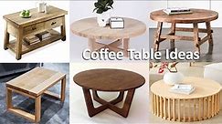 Wooden Coffee Table Design Ideas For Your Living Room