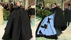 See Rebecca Ferguson's stunning DRESS REVEAL on 2024 Met Gala carpet | NBC New York
