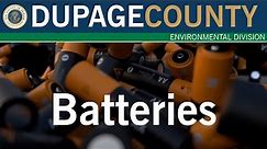 How to Recycle your Household Batteries - The Right Way.