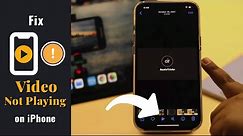 Video Not Playing on iPhone After New Update? Here's How to Fix!