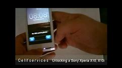 How to Unlock Sony Ericsson Xperia X10, X10i - AT&T, Rogers, Vodafone, O2, Orange, 3, T-mobile