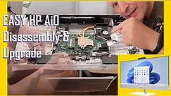 EASY: HP Pavilion All In One Disassembly & Upgrade Memory Drive CPU CA1019