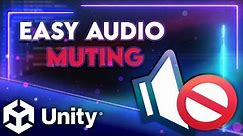 How to create easy Mute on/off button in UNITY! [Unity tutorial]