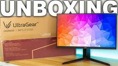 Unboxing the LG 24GN650-B 24” Ultragear Gaming Monitor
