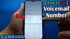 How to set voicemail number on Samsung Galaxy A02