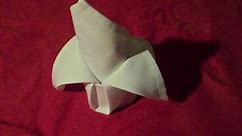 Napkin folding instructions - Crown Fold
