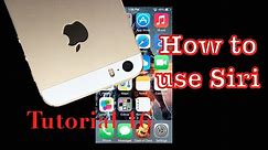 How to use Siri on your iPhone 5s | Tutorial 16