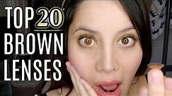 I The Found The Most NATURAL Brown Contacts IN THE WORLD!