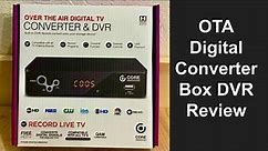 Core Innovations OTA Digital TV Converter Box DVR Review - DTV Converter Box with PVR Recording