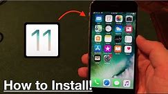 How to Install iOS 11 on iPhone, iPad, or iPod Touch!