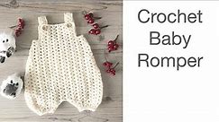 Crochet baby romper Alice | app. 2 - 4 months | newborn baby | baby shower | beginner crochet
