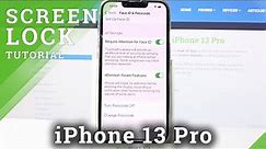 How to Add Screen Lock on iPhone 13 Pro – Set Password / PIN / Pattern