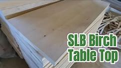Hardwood Top SLB Birch Solid Wood Table Top Birch Wooden Table Counter Island Tops