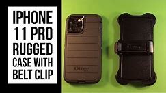 iPhone 11 Pro Otterbox Defender Rugged Case With Belt Clip