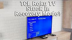 Roku TV Stuck in Recovery Mode | (TCL/Hisense/ONN/All Models) | How to Fix!