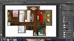 Adobe Photoshop - Rendering a Floor Plan - Part 1 - Introduction - Brooke Godfrey