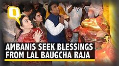 Mukesh Ambani Sought Blessings From Mumbai's Lal Baugcha Raja
