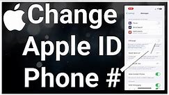 How To Change Apple ID Phone Number