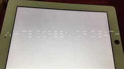 White screen of death on ipad