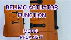 Belimo actuator PRCA-S2-T || Wiring and Operation Explained ||
