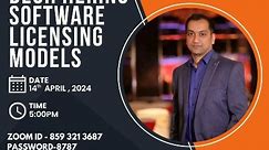 Deciphering Software Licensing Models Debarshi Mukherjee Leader Asia Pacifice Region at Coursera 14th April, 2024 Sunday, 17:00 #software #licensing #billingsoftware #coding #programming #computer #Legalaspects #legalissue #caselaws #webinarseries #webinarlearning #legal #Law #lawyer #lawfirm #justice #supremecourt #highcourt #lawschool #attorneys #lawfirms #lawyerlife #newagelearning #beyondlawclc | Vikas Chatrath