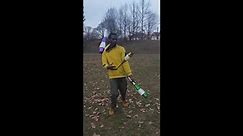 juggling freestyle on the airwheel