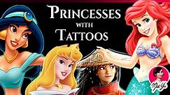 Artist Gives Tattoos to Disney Princesses | New Art & Coloring Book in One by Mei Yu