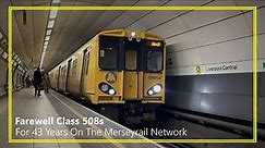 Merseyrail's Final Class 508 | Liverpool Central - New Brighton