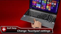 Toshiba How-To: Changing your touchpad settings