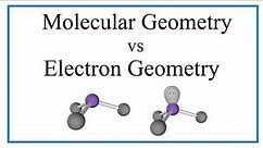 Electron Geometry vs Molecular Geometry: Explanation & Examples