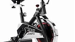 Indoor Cycling Bike Trainer - Professional Exercise Bike Stationary Bike for Home Cardio Gym Workout with Wide Seat