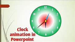 Clock Animation: How To Make A Clock In Powerpoint #powerpoint #asgroup