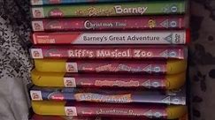 my updated barney DVD collection