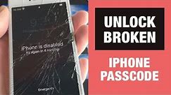 How to Unlock Broken Touch Screen iPhone Passcode?