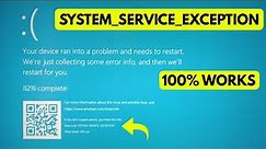 [FIX] system service exception windows 10 blue screen✔stop code ntfs.sys✔your pc ran into a problem
