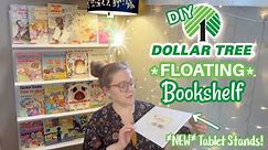 *NEW Tablet Stand* Bookshelf!!! | Dollar Tree DIY | Budget Organization