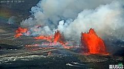 Stunning Footage Shows Hawaii's Kilauea Volcano Erupting