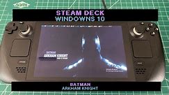 Batman Arkham Knight: Epic Gameplay on Steam Deck & Windows 10 | iPhone Recording