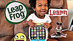 JLove Plays with and Reviews Vtech Leapfrog My First Learning Tablet!!