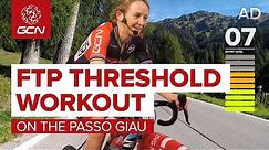 HIIT Indoor Cycling Workout | 55 Minute FTP Threshold Intervals