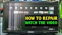 HOW TO FIX SONY 22" LED TV MULTIPLE THIN COLOUR VERTICAL LINE ON THE SCREEN || INNOLUX M215HJJ FIX |