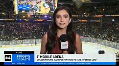Reporter Stiff-Arms Unruly Fan On-Air at NHL Finals