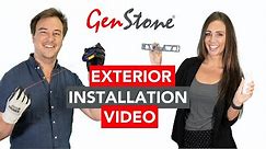 Exterior Install | How to Install GenStone Faux Stone | DIY Home Project