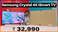 📺 Samsung Crystal 4K iSmart TV Cue60 [2023]🤩Unboxing and Review with Free Slim Fit Camera 📷