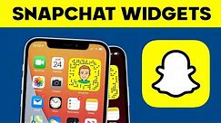 Snapchat Update Brings NEW iOS 14 Widgets!