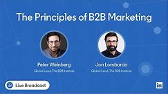 The Principles of B2B Marketing