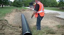 Advanced Drainage Systems 18 in. x 20 ft. HDPE ASTM N12 Dual Wall Pipe 18950020DW