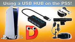 PS5 Tips: How to best use a USB HUB on PlayStation 5: Have PSVR & more connected at the same time!