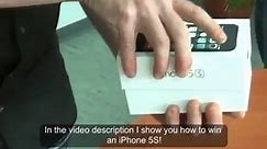 How to win a free iPhone 5S - Unboxing video [October 2013]